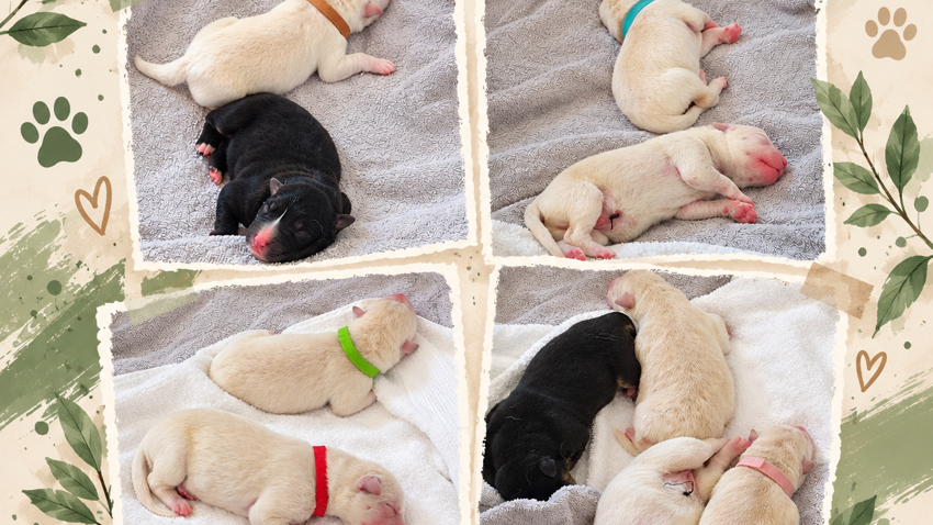 Arlya & Buster Welcome Their Second Litter